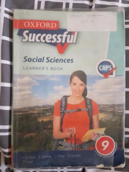 Social sciences Grade 9 textbook  