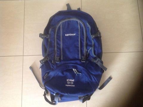 Karrimor Global Travel Backpack 50-70 Lt. Excellent Condition.. R800. Just like all the photos. 