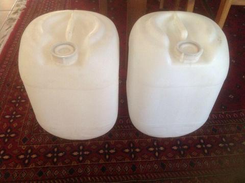 Storage Camping Water Containers Two (40x28cm). R75. 