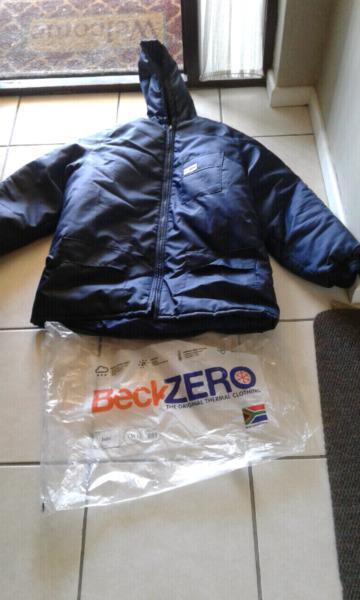 thermo jacket brand new XL size navy in colour 