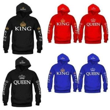 King & Queen Hoodies, T-shirts, Caps and more 