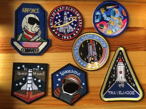 Space astronaut patches  