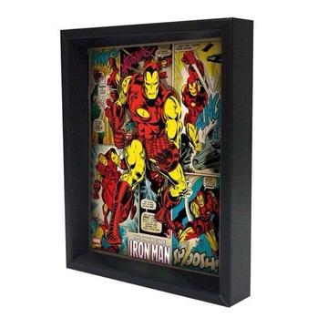 Iron Man 3 d vintage pic-Framed-Brand new sealed in box- 