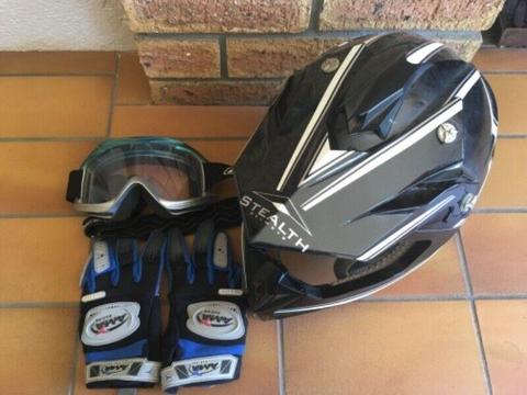 Motorcross Helmet and accessories 