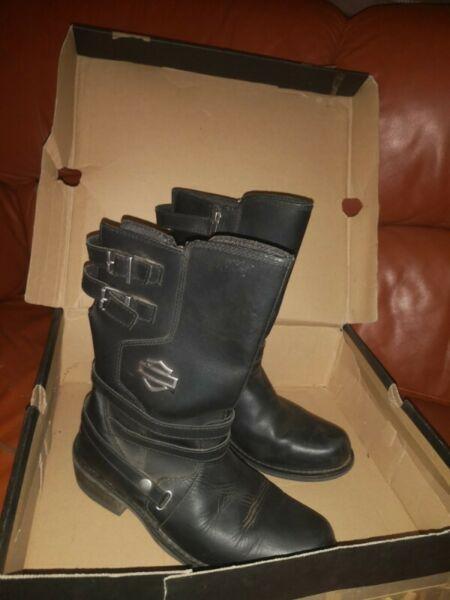 Harley Davidson Lady bikers boot 