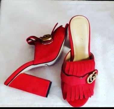 Brand new gucci marmont heels 