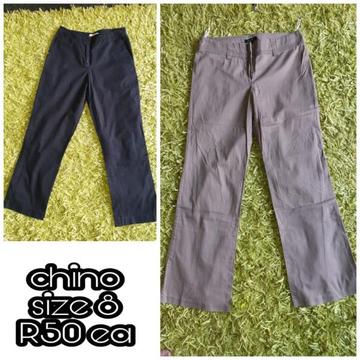 Chino, trousers all size S-XS 