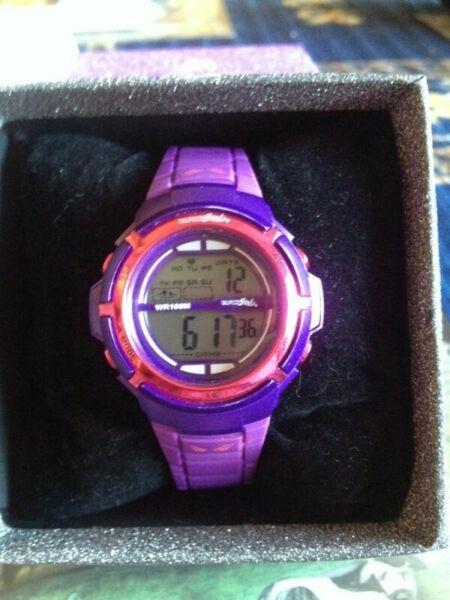 Bad Girl Purple Digital Watch 