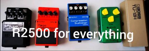 guitar pedals for sale 
