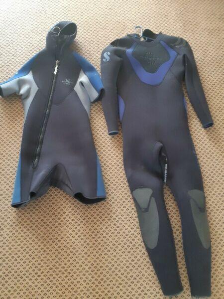Scubapro wetsuit and overlay 