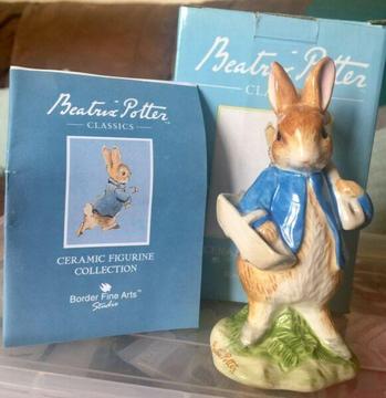Beatrix Potter- Peter Rabbit Porcelain collectables  