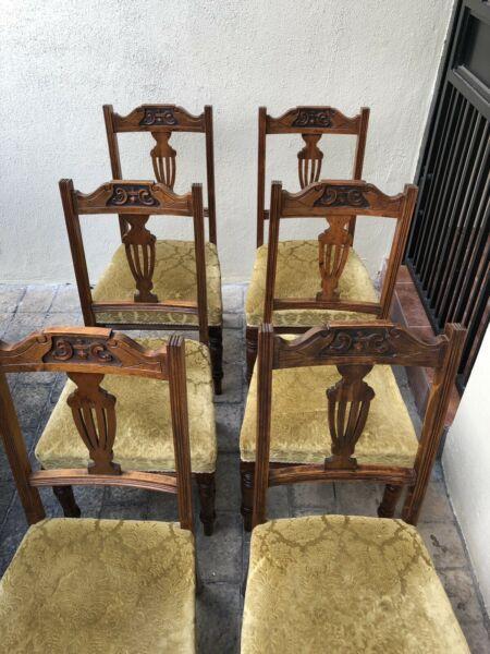 Edwardian dining chairs 
