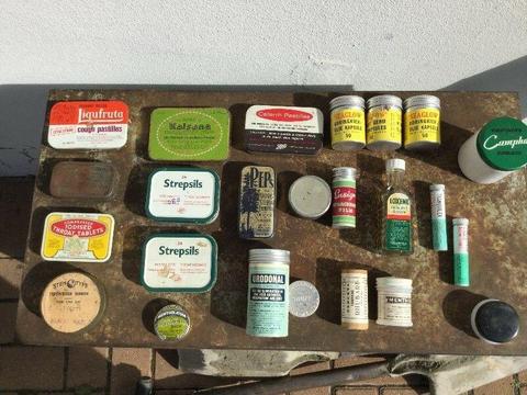 Collection of Medical Tins 2 