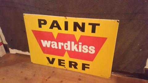 Vintage Wardkiss Sign 