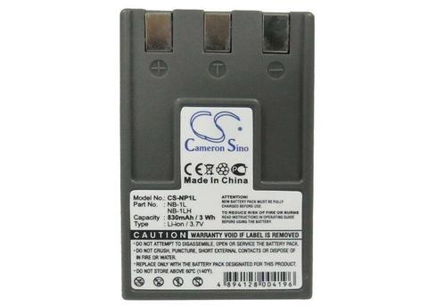 Cameron Sino Camera Battery CS-NP1L for CANON NB-1L etc. 0228 