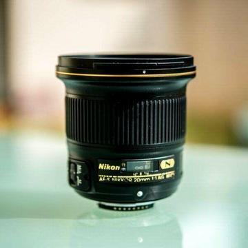 Super-Wide Angle Nikon AF-S 20mm f1.8G ED Prime Lens 