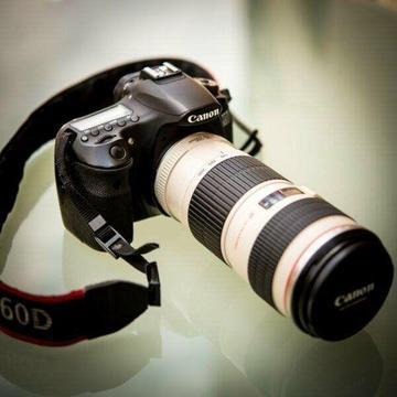 Pro-Level Canon EOS 60D DSLR with Professional L-Series Lens 