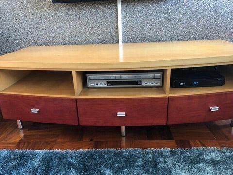 Solid Wood modern TV stand 