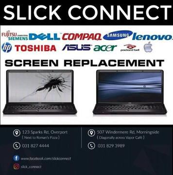 HP Laptop Screen Replacements @ Slick Connect  