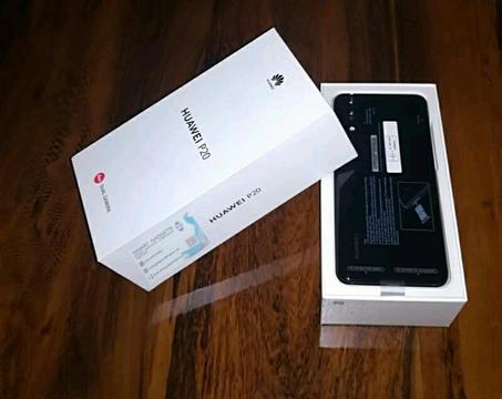 128GB HUAWEI P20 BLACK IN THE BOX ( TRADE INS WELCOME) 