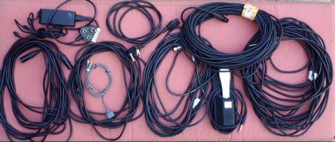 MUSIC / AUDIO CABLES and KEYBOARD PEDAL 