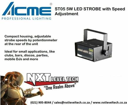 Acme LED ST05 5W STROBE with adjustable strobe speed 