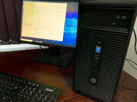 HP DESKTOP Core i3 with 4 gigs ram and 500 hdd 