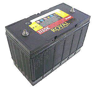 105 ah -12volts royal batteries  