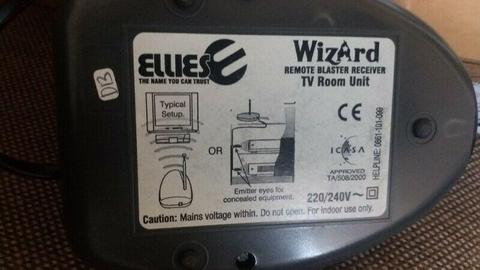 Wizard remote blaster receiver 