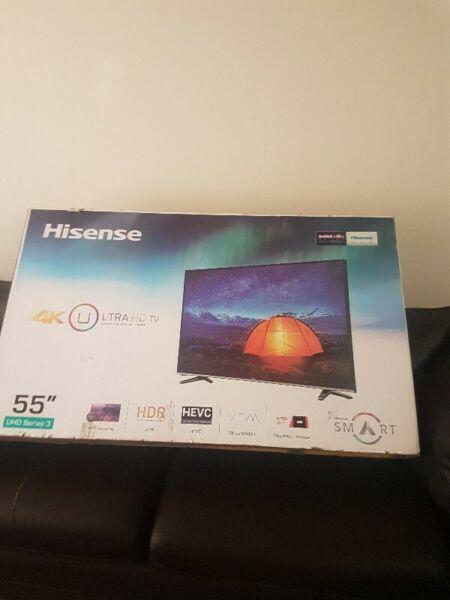 Hisense 4k ultra smart tv 55inch 