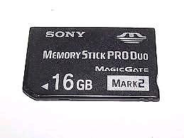 Orignal sony 16GB Mem stick Pro Duo Sony*RARE 