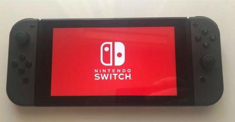 Nintendo Switch Console with game 
