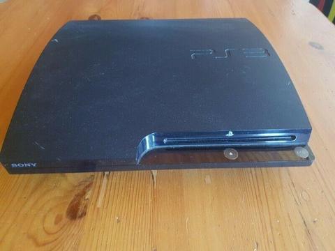 playstation 3 with various games 