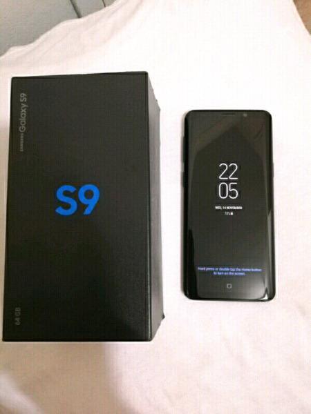 Samsung Galaxy S9 With Box For Sale 