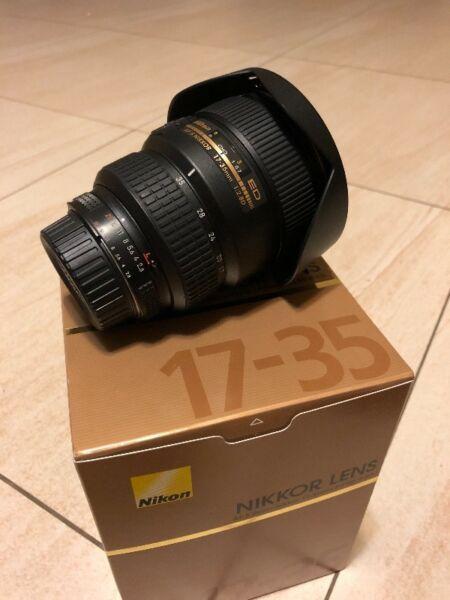 Nikon 17-35 f2.8 Pro lens 