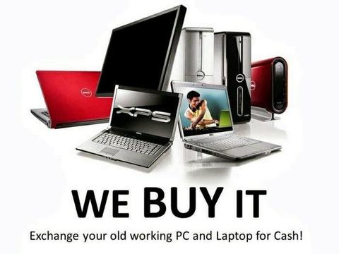 Wanted broken working or non-working laptops for instant Cash  