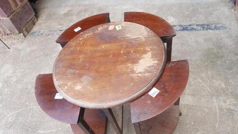 Solid wood Good used condition nest of tables 