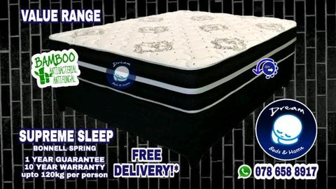 Queen Bed Set - FREE DELIVERY - Brand New - 120kg 