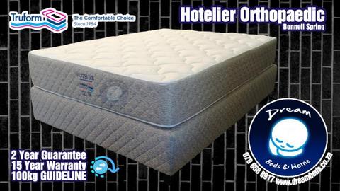 Queen Bed Set - FREE DELIVERY - Truform ORTHOPAEDIC Range 