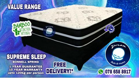 Double Bed Set R3149 FREE DELIVERY! Brand New 