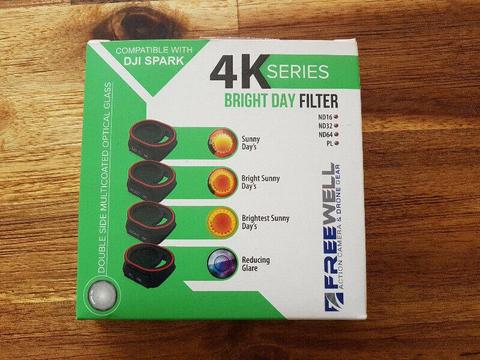 DJI Spark Freewell 4K Series Bright Day Filters 