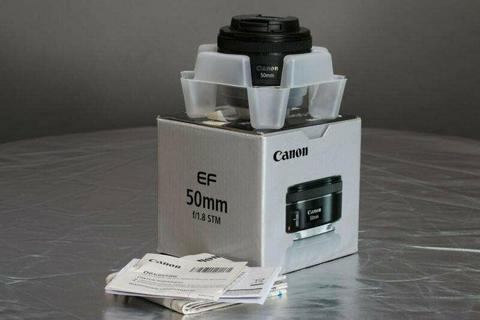 Canon 50mm f1.8 STM prime lens 