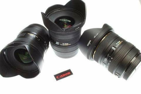 Sigma 10-20mm f4.5-5.6 DC HSM - Canon mount - wide lens 