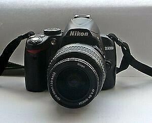 Nikon D3000 for sale with 2 lenses and bag. Lense filters, battery and charger. 