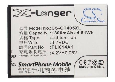 Cameron Sino Mobile, SmartPhone Battery CS-OT405XL for ALCATEL 4013X etc. 