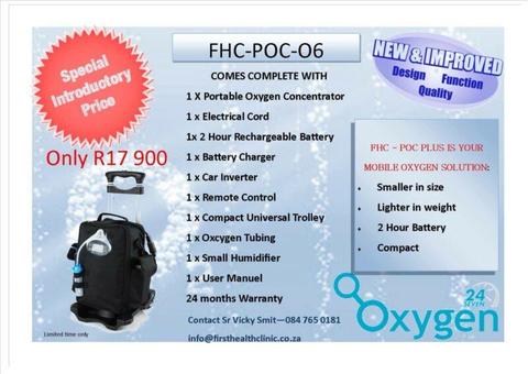 Medical graded portable oxygen concentrator  