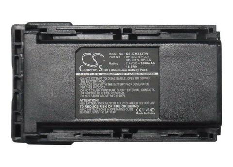 Cameron Sino Two-Way Radio Battery CS-ICM233TW for ICOM IC-4011 etc. 