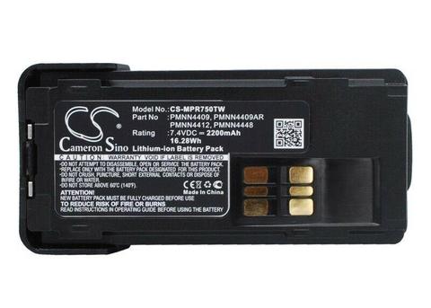Cameron Sino Two-Way Radio Battery CS-MPR750TW for MOTOROLA DP4000 etc. 