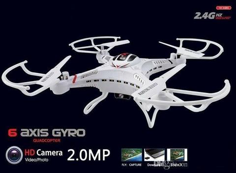 DRONE - 6 AXIS 2.4GHZ H216 QUADROCOPTER WITH 2MP CAMERA 32CMx32CMx9cm 