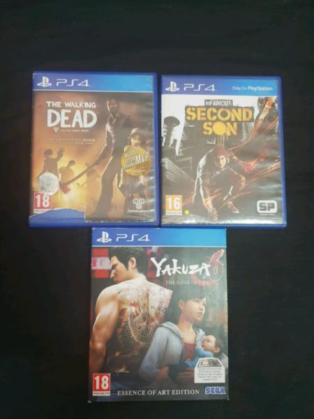 Ps4 games for sale 